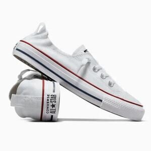 Converse Womens Chuck Taylor Sz. 6 All Star Low Top Shoreline Slip White 537084F